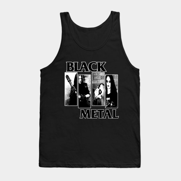 Black Metal Tank Top by The Dark Vestiary